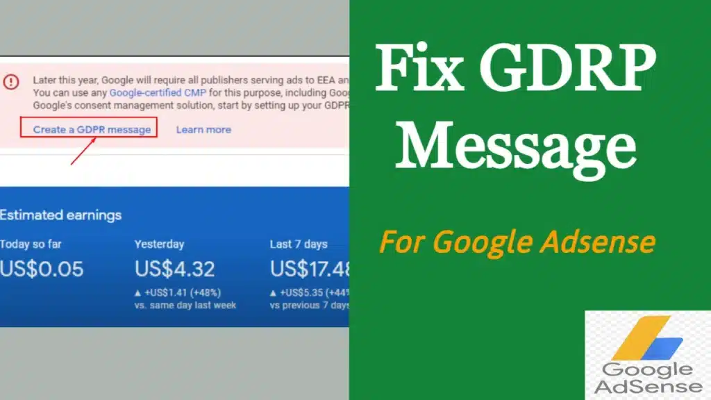 How to create GDRP message